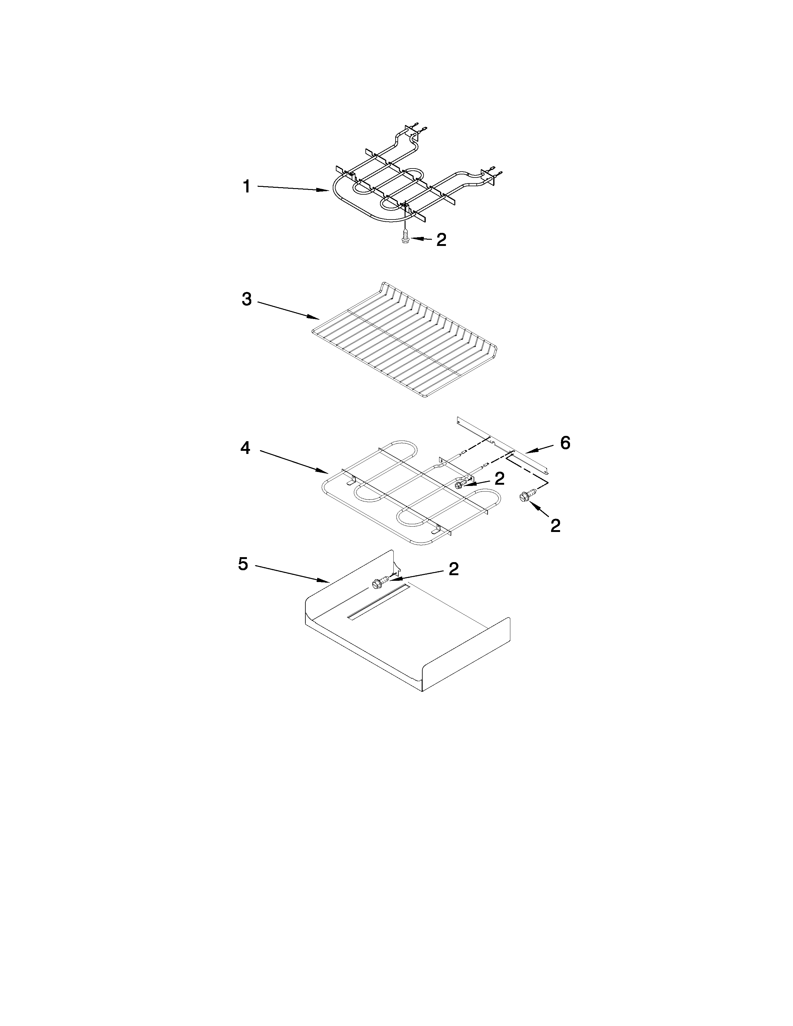 Internal oven parts