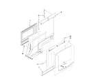 KitchenAid YKESS908SS03 door parts diagram