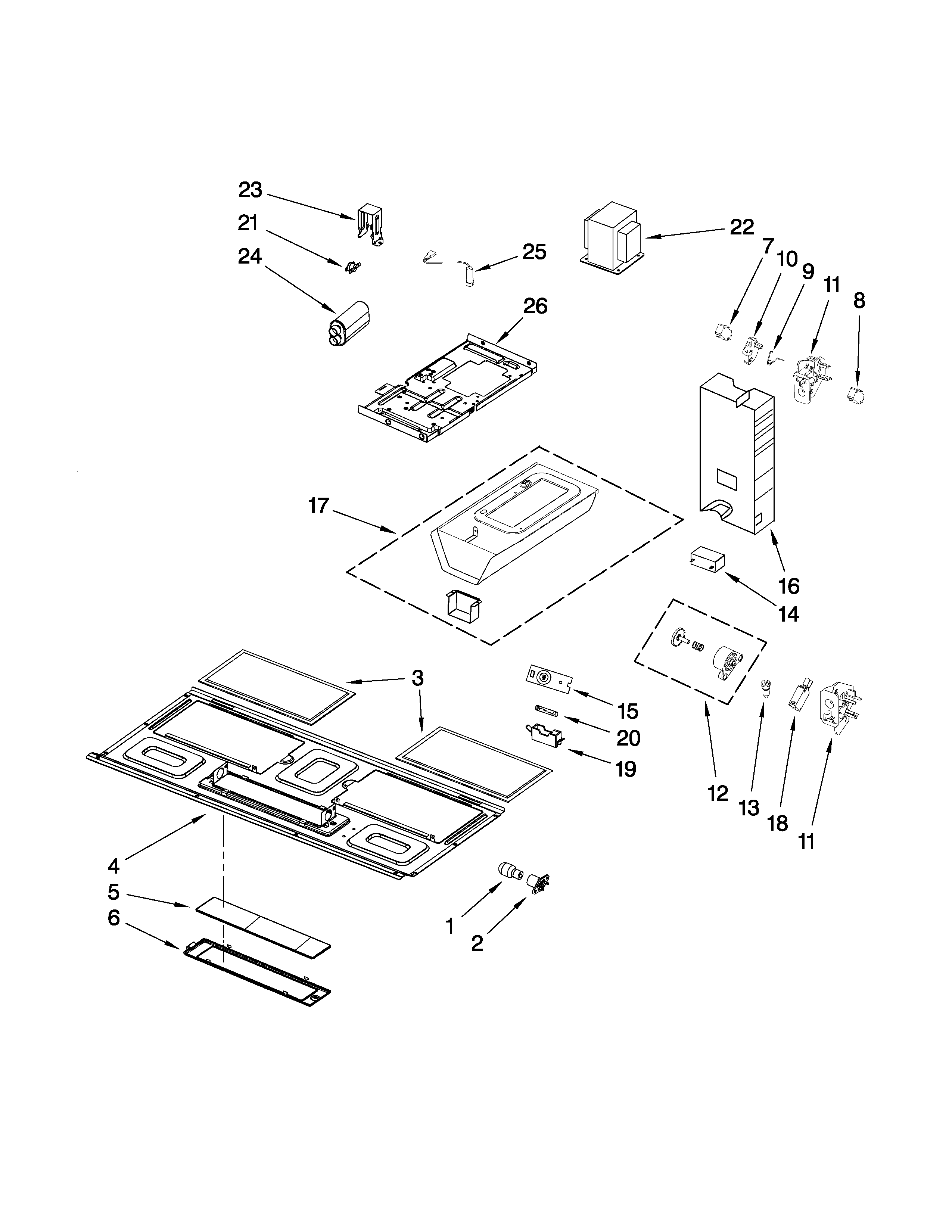 INTERIOR AND VENTILATION PARTS