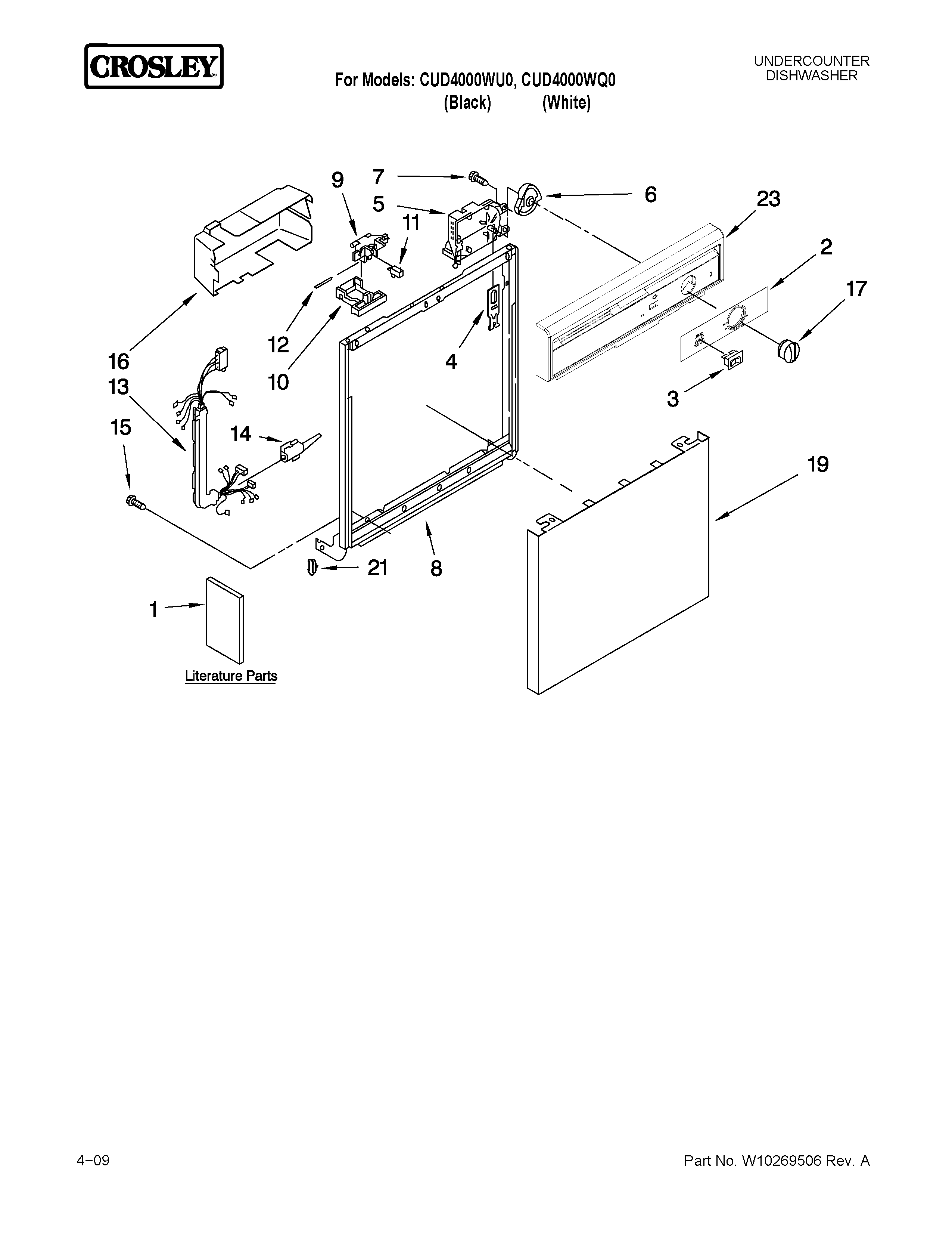 FRAME AND CONSOLE PARTS