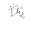 Crosley CUD4000WU0 inner door parts diagram