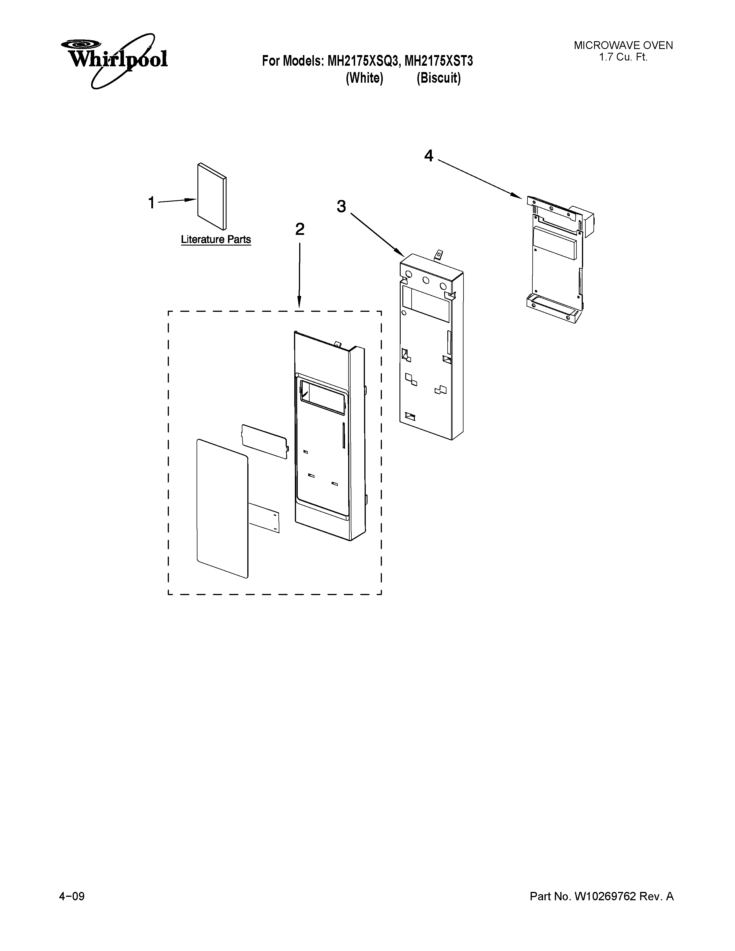 Control panel parts