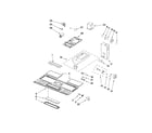 Whirlpool MH2175XST3 interior and ventilation parts diagram