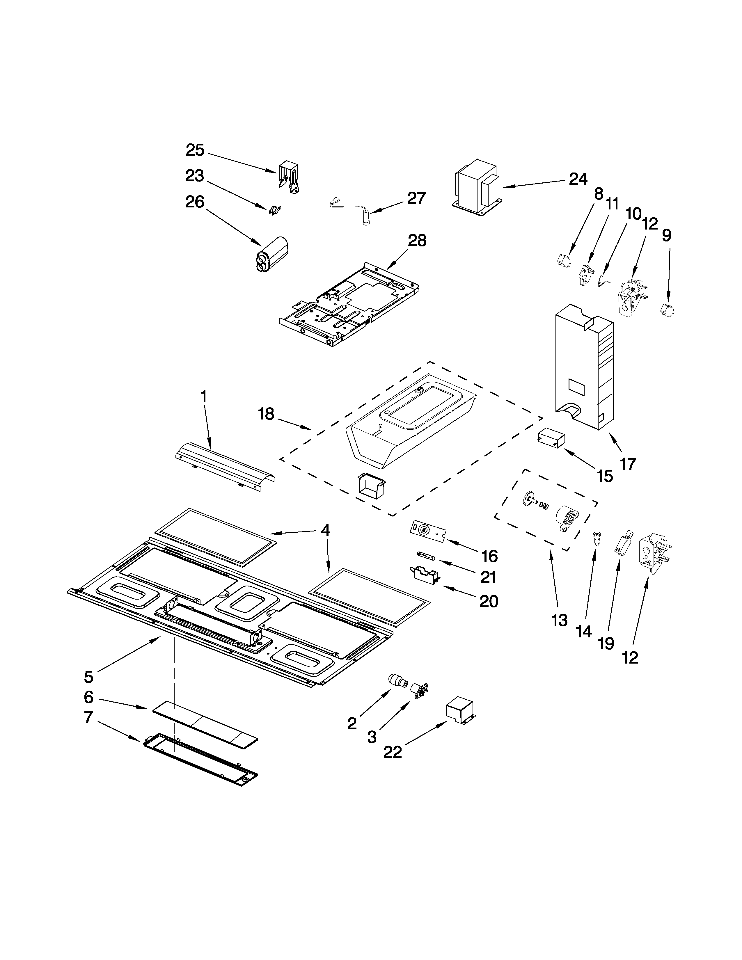 Interior and ventilation parts