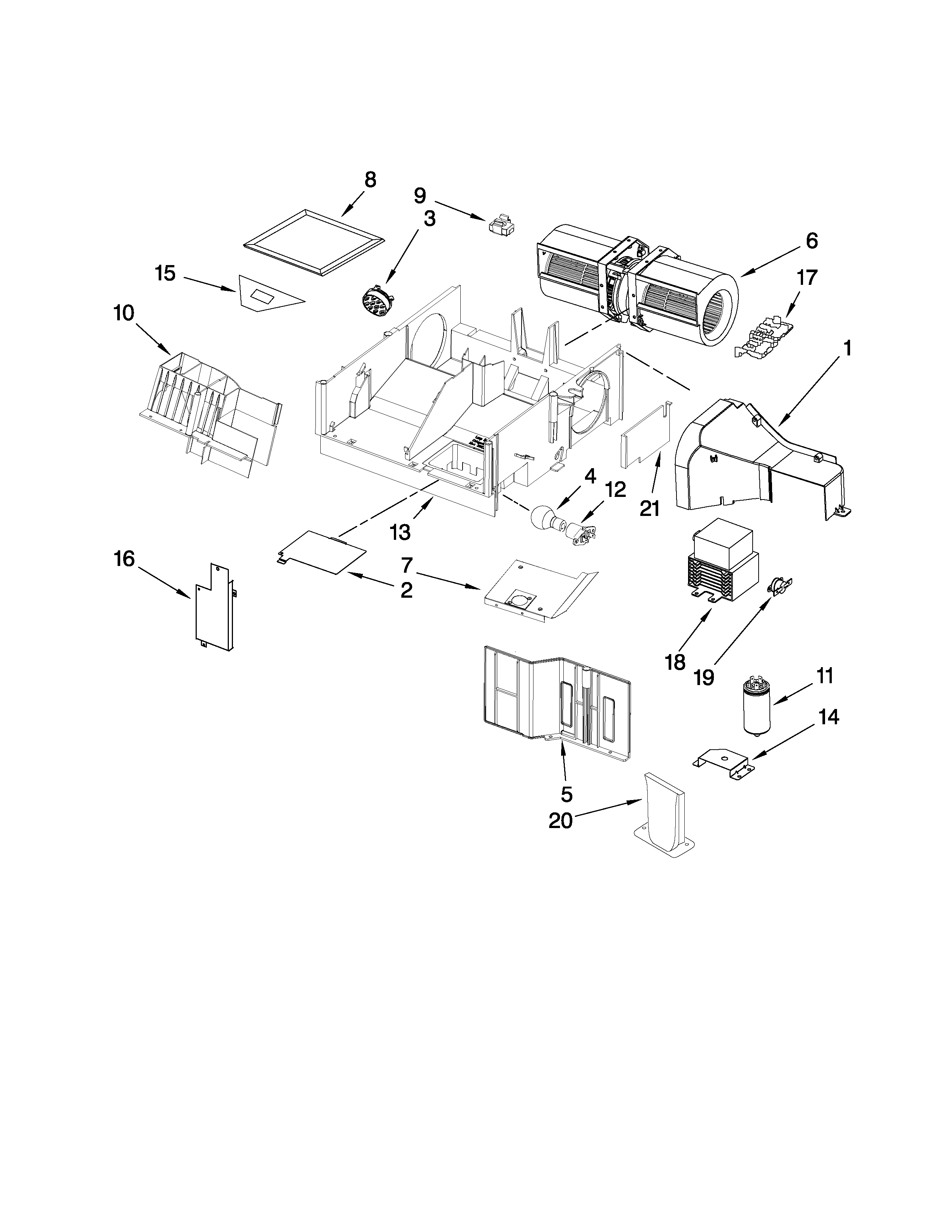 Air flow parts