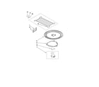 Whirlpool MH2175XST3 turntable parts diagram
