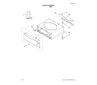 Whirlpool XHP1000WR0 cabinet parts diagram