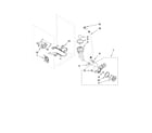 Whirlpool WFW9200SQ04 pump and motor parts diagram