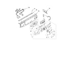 Whirlpool WFW9300VU04 control panel parts diagram