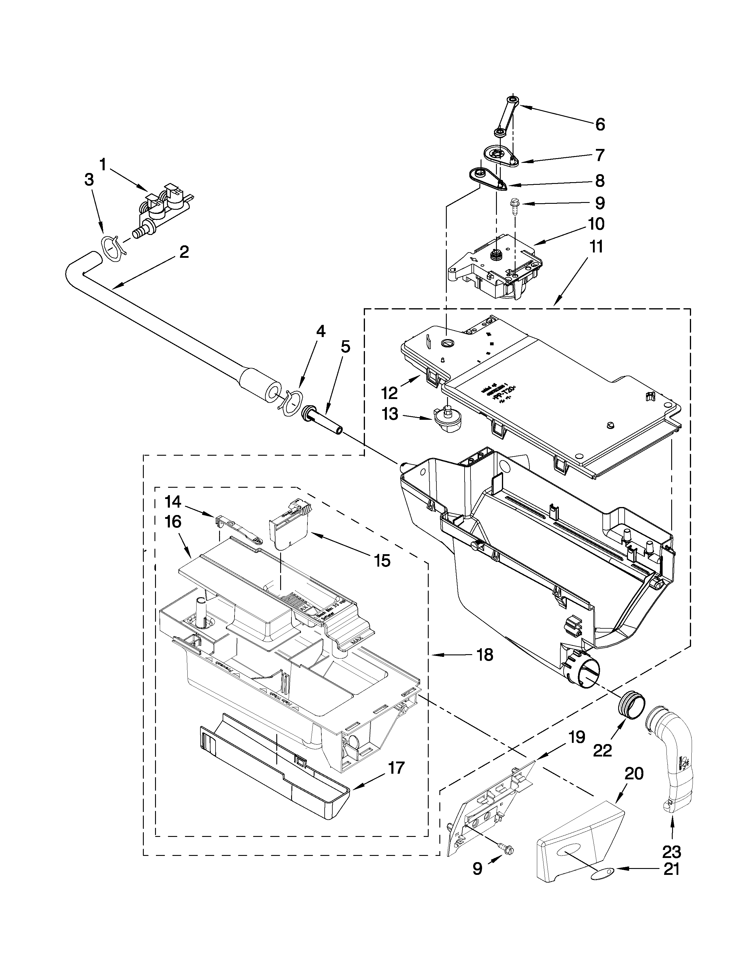 DISPENSER PARTS