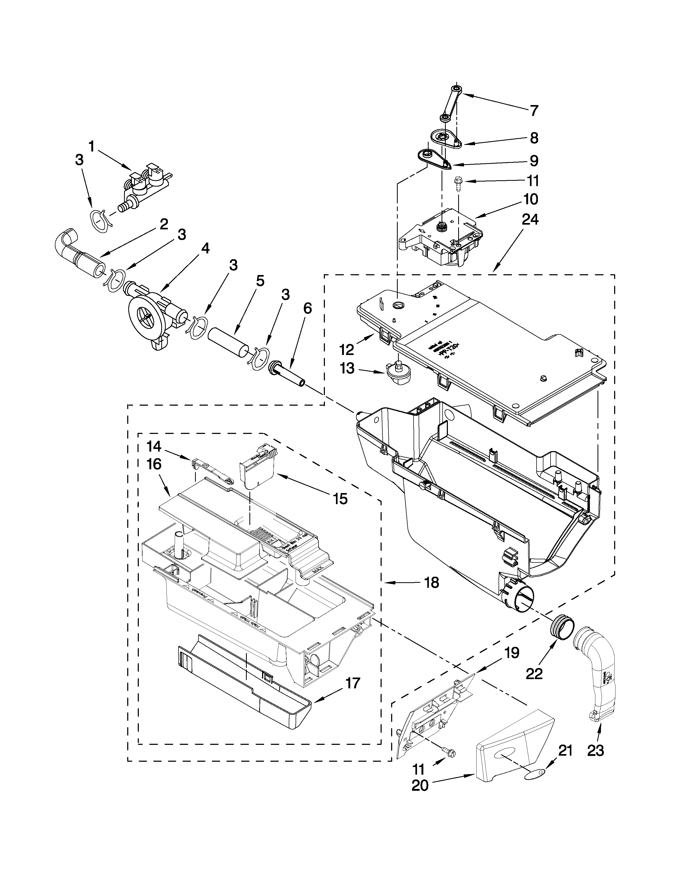 DISPENSER PARTS