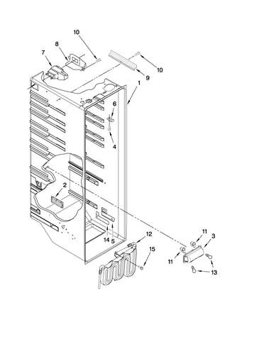 Refrigerator liner parts