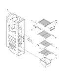 Freezer liner parts