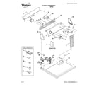 Whirlpool 1CWED5100VQ1 top and console parts diagram