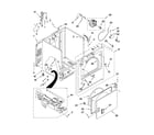 Whirlpool YWGD5300VW0 cabinet parts diagram