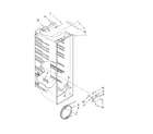 Whirlpool BRS70EBANA01 refrigerator liner parts diagram