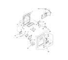 Whirlpool BRS70EMANA01 dispenser front parts diagram