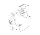 Whirlpool BRS70EMANA01 icemaker parts diagram
