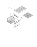 Freezer shelf parts