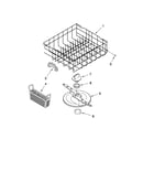 Lower dishrack parts