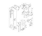 KitchenAid KSSO36FTX03 freezer liner and air flow parts diagram