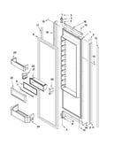 Refrigerator door parts