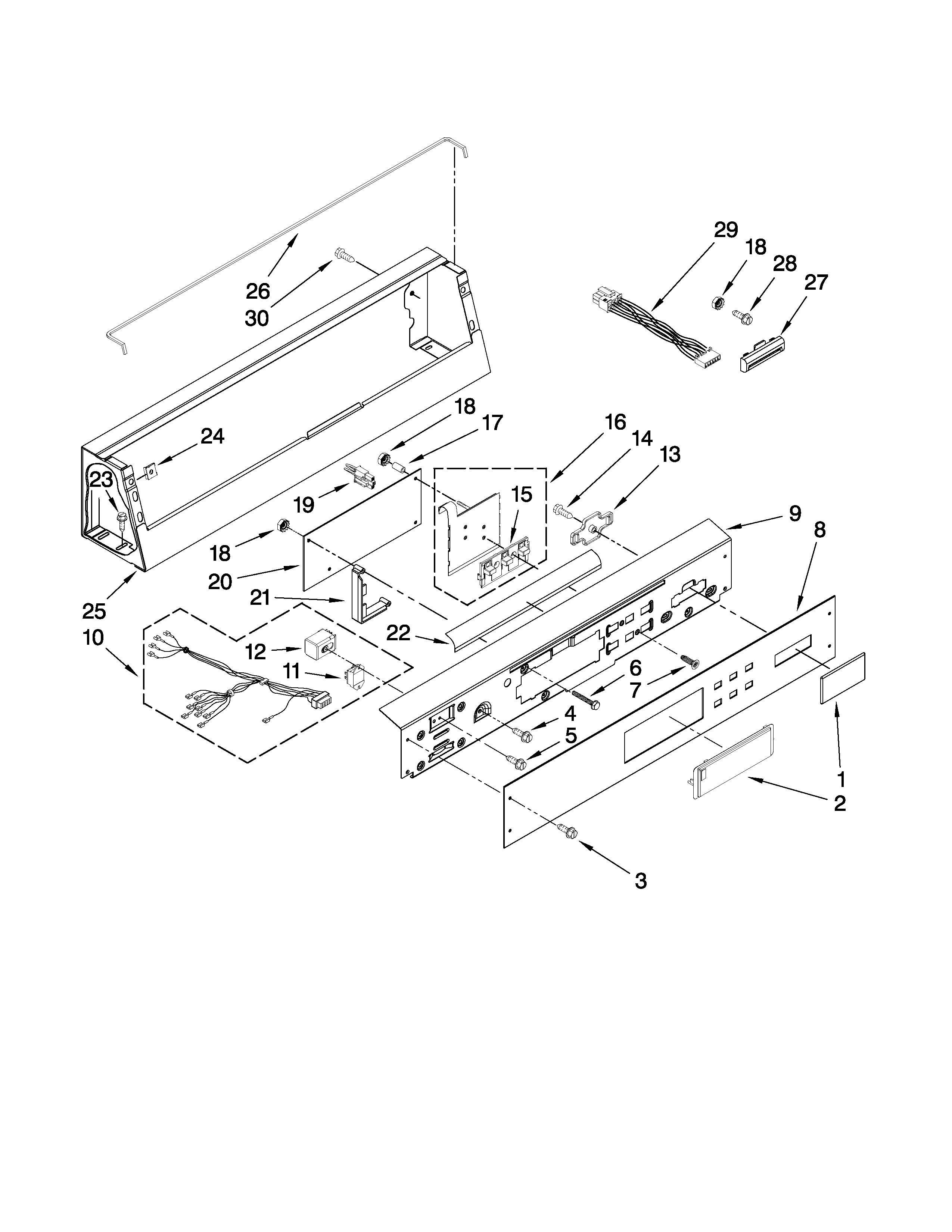 CONTROL PANEL PARTS