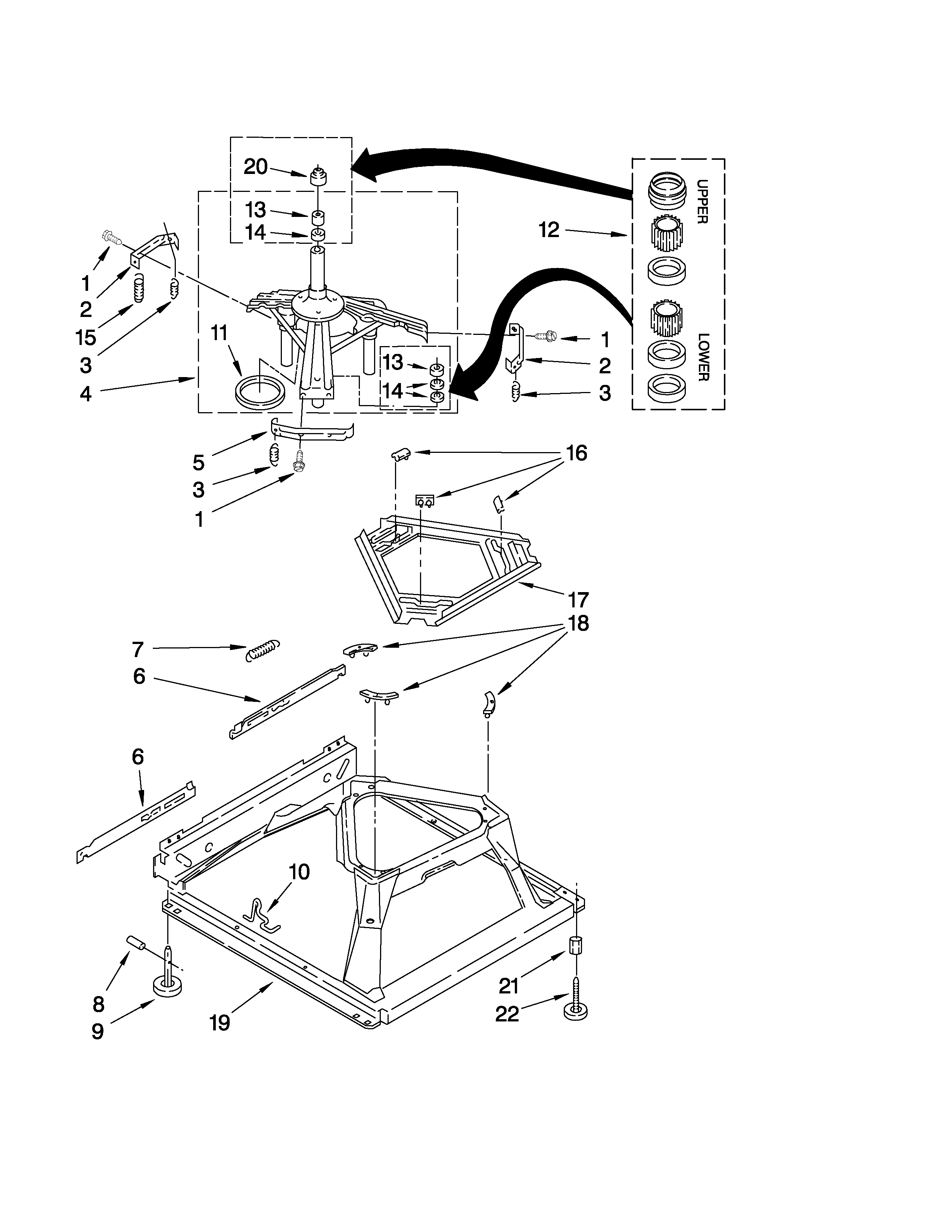 MACHINE BASE PARTS