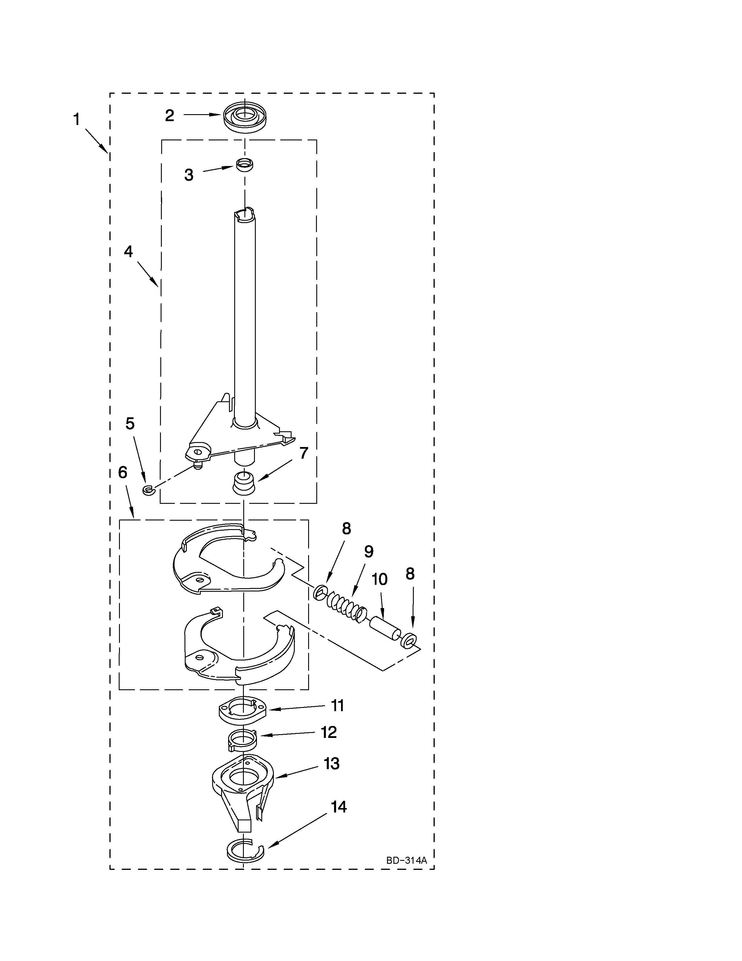 BRAKE AND DRIVE TUBE PARTS