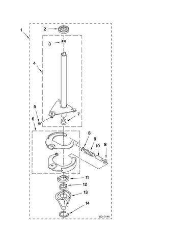 Brake and drive tube parts
