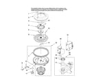 Maytag MDB7851AWQ44 pump and motor parts diagram