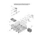 Maytag MDB7851AWS44 lower rack parts diagram