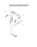 Upper wash and rinse parts