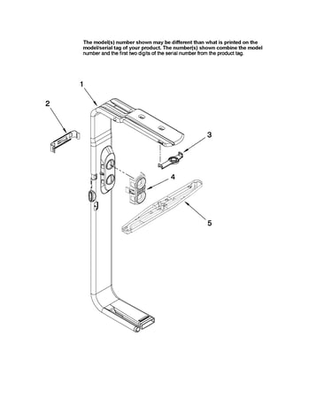 Upper wash and rinse parts