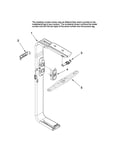 Upper wash and rinse parts