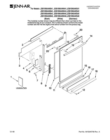 Door and panel parts