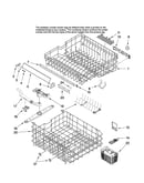 Upper and lower rack parts