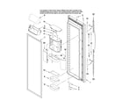 Amana AS2626GEKB13 refrigerator door parts diagram
