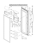 Refrigerator door parts