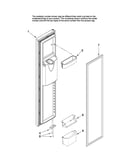 Freezer door parts