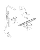 Upper wash and rinse parts
