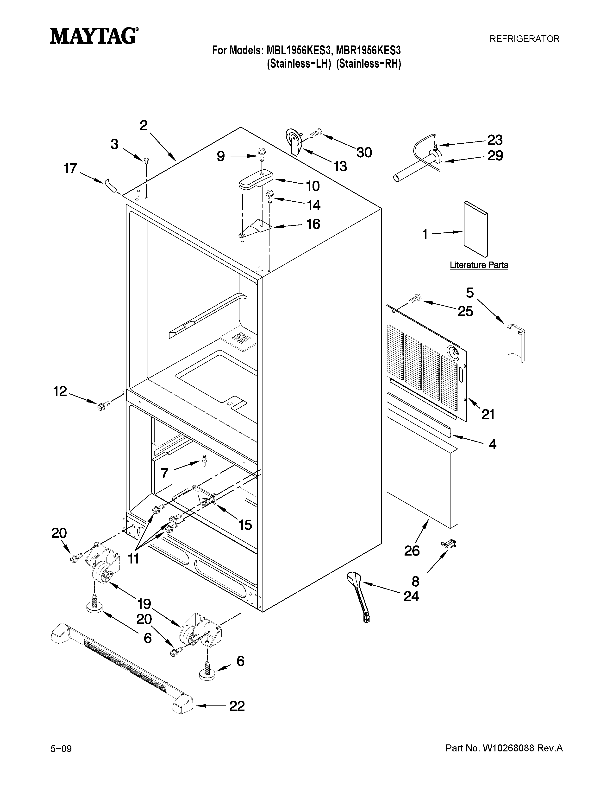 Cabinet parts