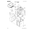 Maytag MVWB450WQ0 top and cabinet parts diagram