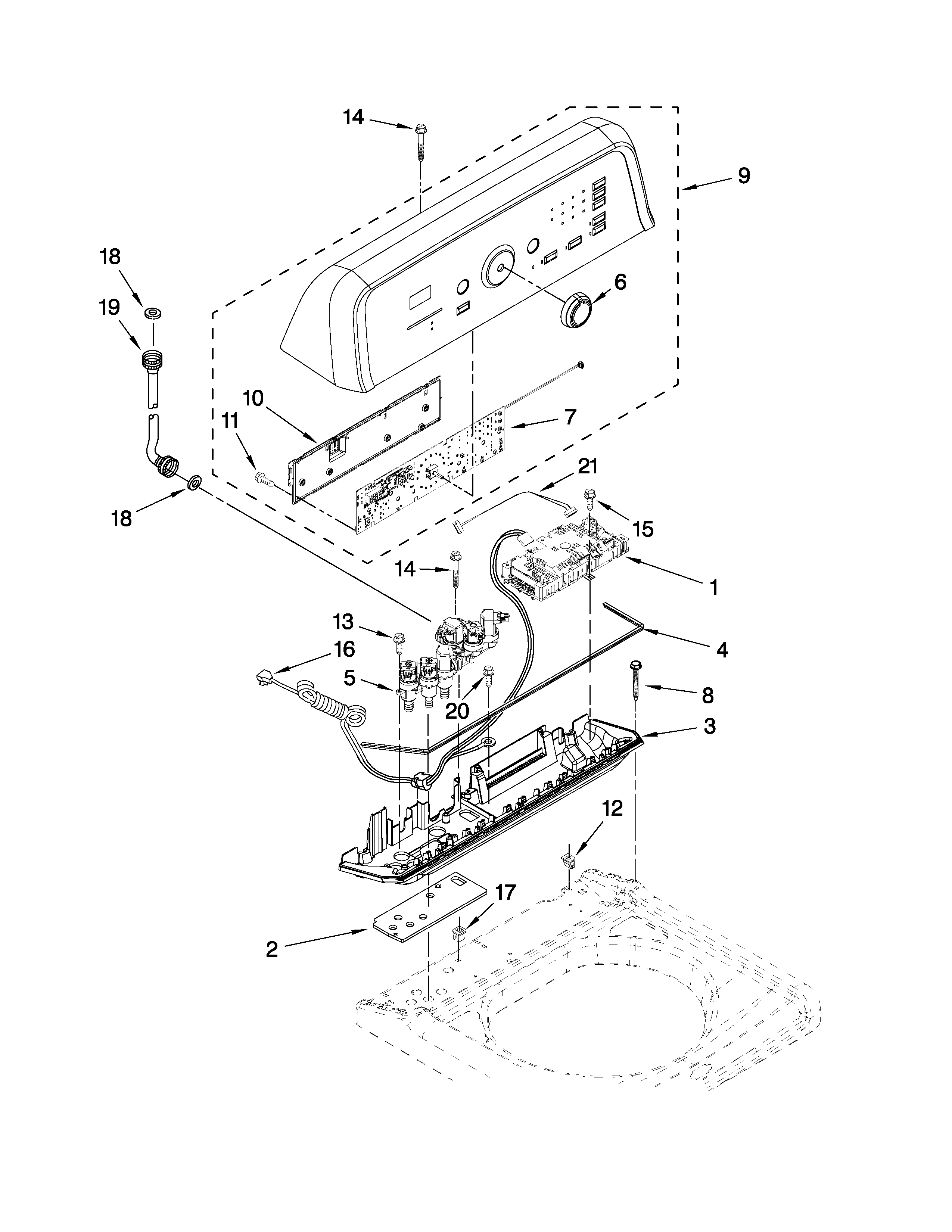 Control panel parts