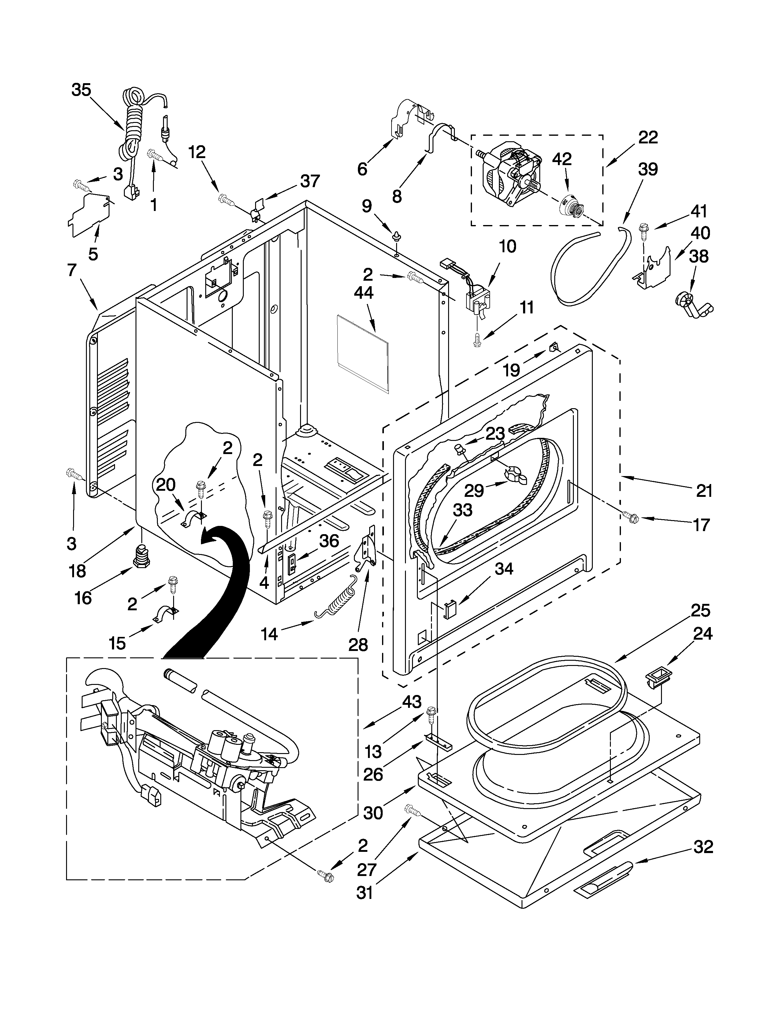Cabinet parts