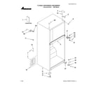 Amana A8WXNGMWH00 cabinet parts diagram