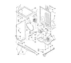 Maytag YMET3800TW2 dryer cabinet and motor parts diagram