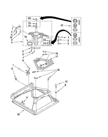 Machine base parts