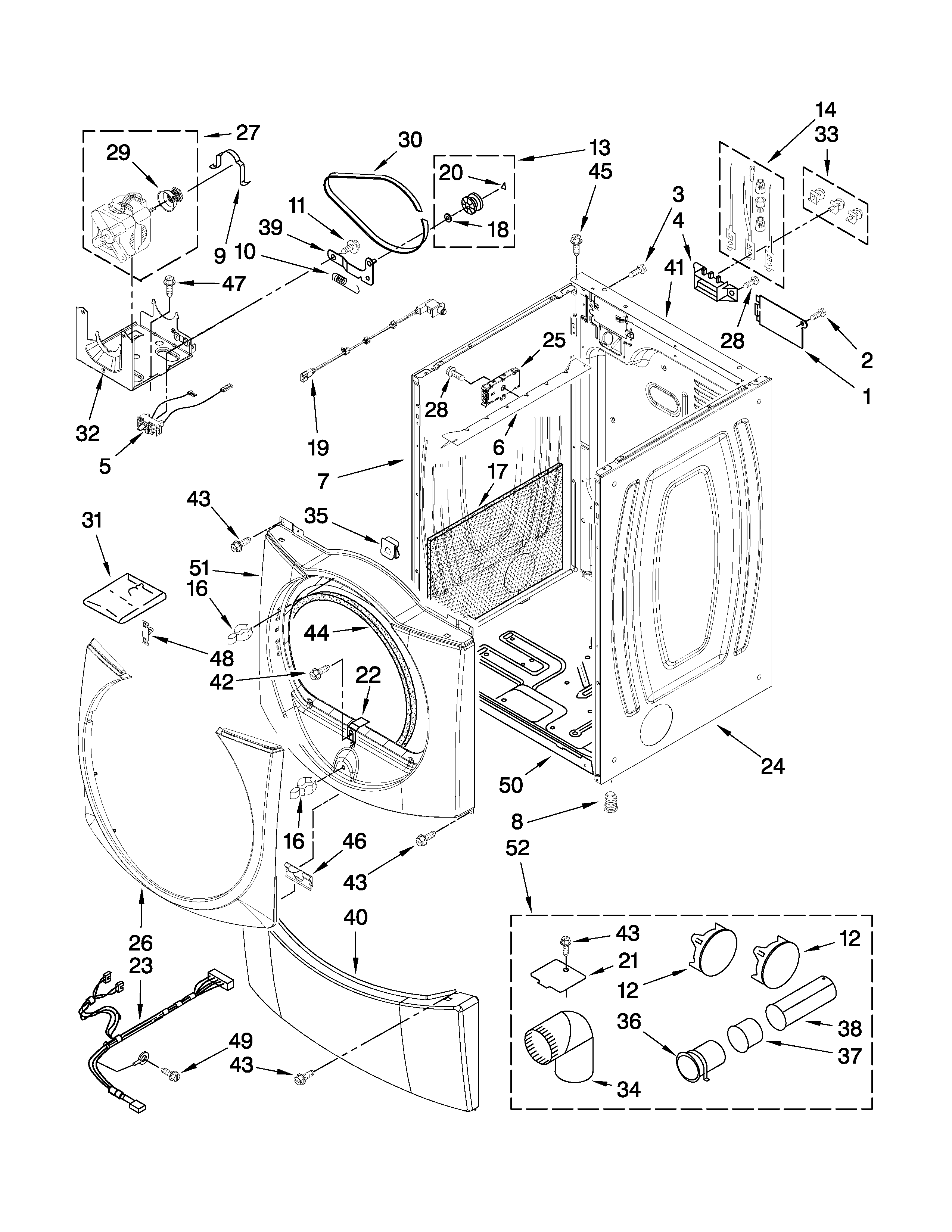 Cabinet parts