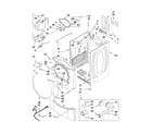 Maytag MEDE900VJ1 cabinet parts diagram
